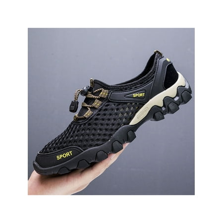 

Ymiytan Mens Flexible Wading Shoes Swimming Breathable Slip On Water Shoe Men s Climbing Quick Dry Beach Shoes