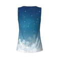 thumbnail image 5 of Sigee Christmas Snowflakes for Women's Workout Tank Top,Running Tank Tops,Sleeveless Gym ClothesXX-Large, 5 of 8