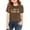 Brown, variant on Girls Tops Size 8-10 2t White Tshirt Baby Tees Tie Dye Shirt Easter Clothes for Girls Girl Clothes Size 7-8 Little Girl, Blue 4-5 Years