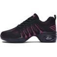 thumbnail image 2 of Women's Jazz Shoes Dance Trainers Lace Up Cushion Breathable Ladies Split Sole Dance Sneakers Platform Shoes, 2 of 11