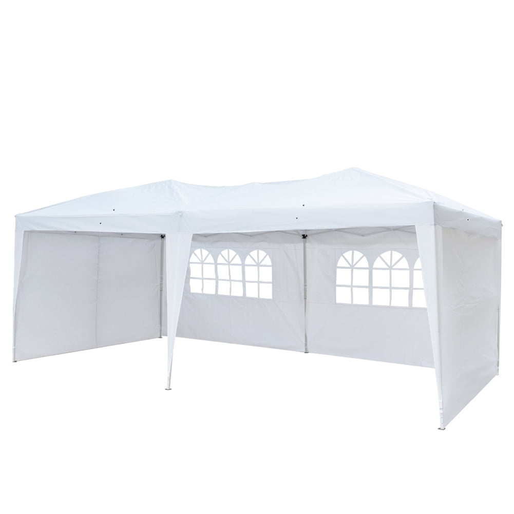 Aimee Lii 240"x120" Canopy Tent Awnings for Decks, Awnings for Patio Waterproof, Backyard Canopy Gazebo, Outdoor Patio Awnings for Party Camping BBQ Events, White