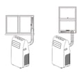 thumbnail image 2 of Billuyoard Kit de ventana de aire acondicionado portátil, deflector de ventana y adaptador de dispositivo, accesorios de aire acondicionado Electrodomésticos Billuyoard HA036604-00, 2 of 5