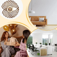 thumbnail image 4 of Handmade Retro Dynamic Sculpture Dynamic Wall Art Wooden Windmill Reverse Statue for Living Room Home Decoration B,1 x Dynamic Wall Art Wooden Windmill,As Shown, 4 of 4