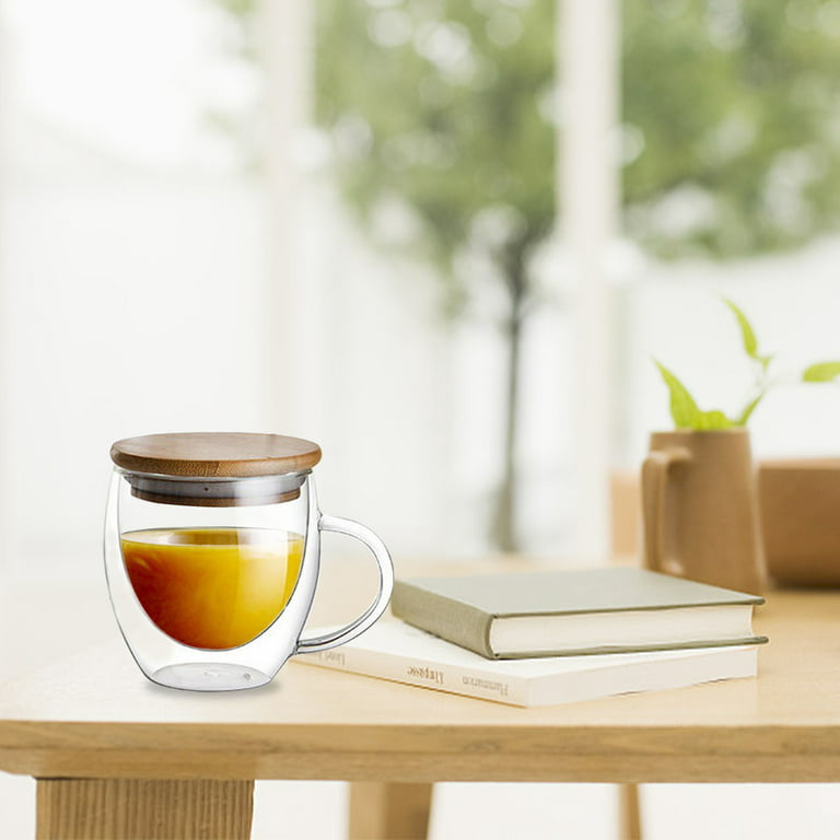 Tea Cups Set Glasses Tea Coffee Cup Mugs Heat-resistant Thermal Clear Glass  Mug