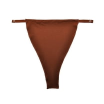 [037] Snappy Cami Snap-To-Bra Mock Camisole - Original Classic - Solid - Single Pack - Brown.