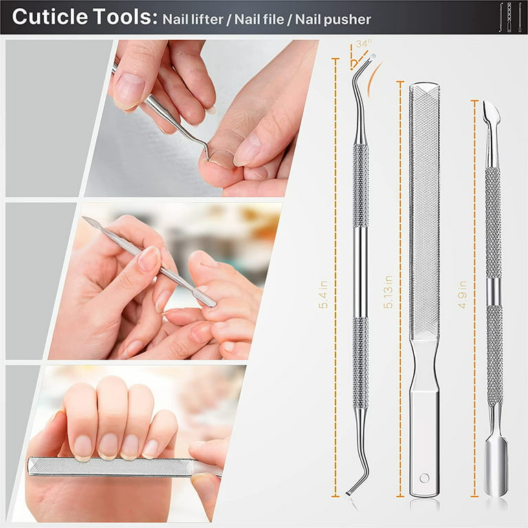 Unique Bargains Adult Toenail Clippers For Thick Nails Stainless