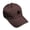 Brown, variant on Soft Baseball Hat Embroidered Dad Hat Wolf Face Black Embroidery Men & Ladies Baseball Cap Cotton Orange Design Only