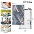 thumbnail image 6 of Yayeee 2 Pack Hand Towels for Bathroom 100% Cotton 16" x 28" Soft Absorbent Kitchen Towel, Black Stripes, 6 of 7