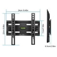 thumbnail image 6 of Imountek Tilt TV Wall Mount Bracket for 23-42 inch TVs, Max 88lbs, VESA 200x200, Black, 6 of 10
