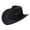 Black, variant on Cowboy Hat for Toddler Boys Girls, Western Hat for Kids Men Women, Custom Leather Patch Baby Cowgirl Hat,Beige