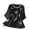 Z232-Black, variant on Ichuanyi Women's Embroidered Tops 3/4 Sleeve Line Round Neck Blouses Shirts Dressy Tunics Peasant Tops Loose Fit