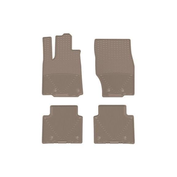 WeatherTech All-Weather Floor Mats compatible with Jeep Grand Cherokee, Grand Cherokee 4xe, Grand Cherokee L - 1st & 2nd Row, Tan
