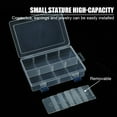 thumbnail image 3 of Transparent plastic box storage box is used for tabletop storage box of ornaments, 3 of 5