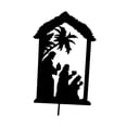 thumbnail image 4 of Estaca de jardín para belén navideño, decoración de césped, versátil y resistente, 30 x 17 cm Estilo A, 4 of 9