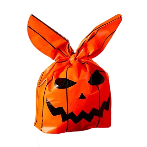 50 bolsas de regalo de Halloween vacías para guardar regalos de carnaval o celebración. Naranja A 23cmx14cm