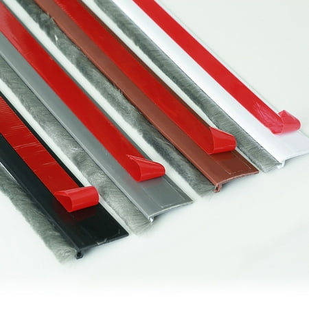 

Zyhtgyee Door Seal Door Bottom Brush Seal Soundproof Strip for Blocking Sound