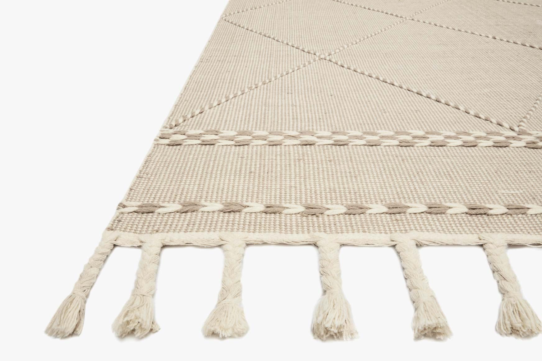 Loloi Sawyer SAW-03 Sand Geometric Area Rug 9'-3" x 13'