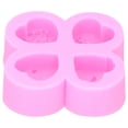 thumbnail image 1 of Molde de silicona para bricolaje, 4 cavidades, diferentes formas de corazón, pastel, jabón de chocolate, yeso de aromaterapia, 1 of 5
