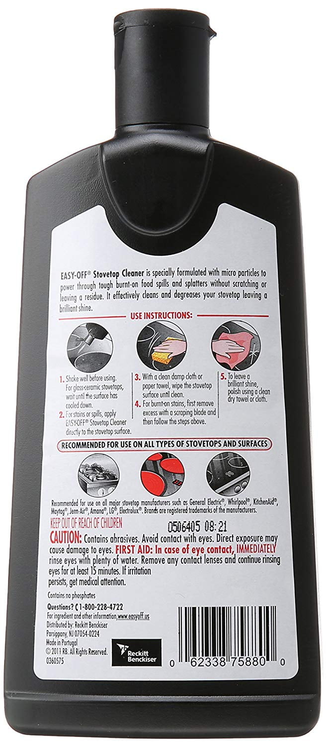 Easy Off Appliance And Stovetop Cleaner 8 1 Ounce Walmart Com