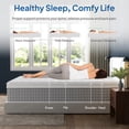 thumbnail image 4 of Bedstory Veluna 14 inch Firm King Size Hybrid Mattress in a Box, Pain Relief, CertiPUR-US, 365 Night Trial, 4 of 8