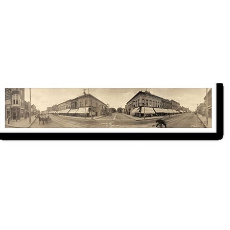 Historic Print, IA Cedar Falls 1907 PHOTO, Width 7" x Length 36"
