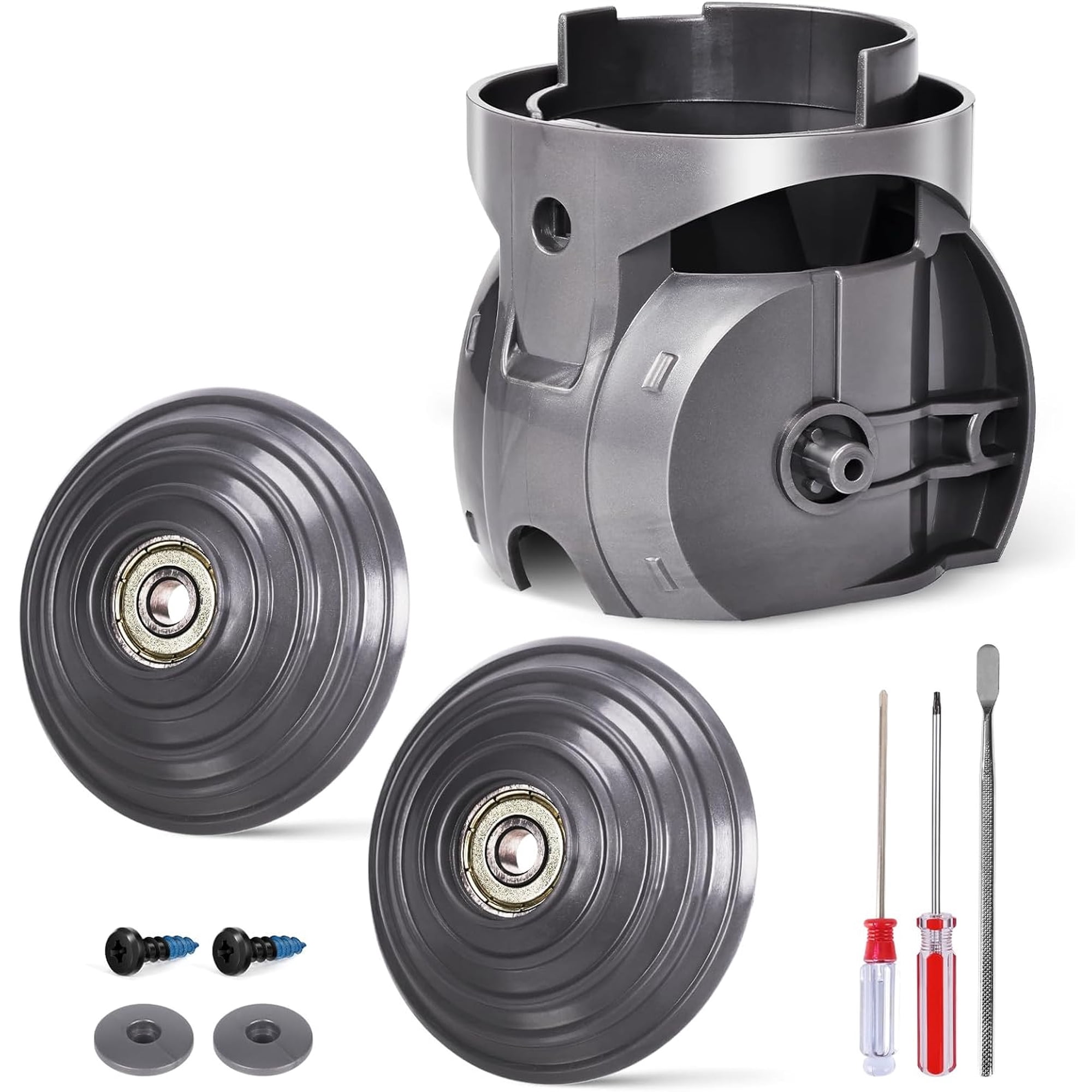 Upgraded Ball Wheel+ High Torque Cleaner Head Connector Compatible with Dy*son Outsize/V10/V11/V15/XL Head Cordless Vacuum Replacement Parts 100w Accessories