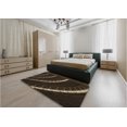thumbnail image 5 of Ahgly Company Machine Washable Indoor Round Transitional Red Brown Area Rugs, 7' Round, 5 of 7