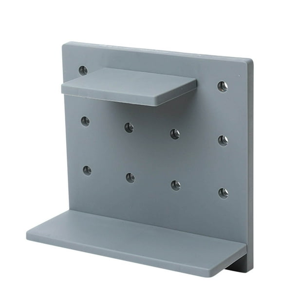 Estante de Almacenamiento de Plástico Adhesivo para Pared, para Inodoro y Cocina