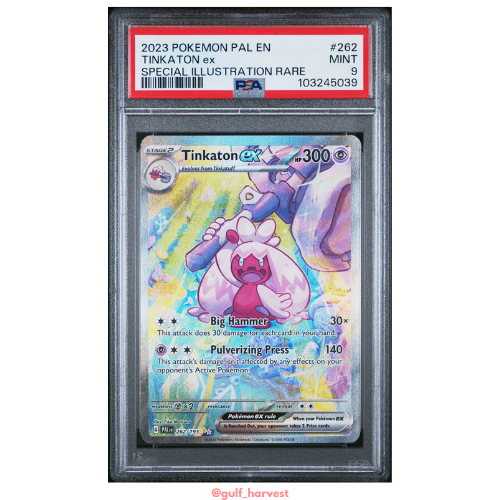 PSA 9 Pokemon Scarlet & Violet Paldea Evolved Tinkaton ex SIR Special Illustration Rare Graded Card 262/193 MINT