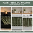 thumbnail image 5 of Handmade Oven Skirts, Oven Skirt Curtain for Door, Oven Curtain Tie Top, Farmhouse Kitchen Décor, Heat-Resistant, Effortless Install, Hide Clutter, for Oven,Dishwashers, Washing Machine, 5 of 7