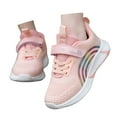 thumbnail image 3 of LYHaoo Children's Fashion Mesh Lace Up Sneakers Color Matching Casual Comfortable Running Shoes Sizes 12.5 Pink(Little Kid), 3 of 6