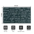 thumbnail image 5 of Math Equations Geometry Tools Green Pattern Door Rugs,Washable Non Slip Door Mats Indoor,Decorative Door Mats,Entry Mat Indoor for Entrance,Bedroom,Kitchen,Bathroom,17"x30", 5 of 6