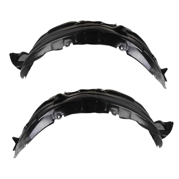 TRQ Front Inner Fender Liner Set Compatible with 2010-2012 Mazda CX-7 BDA14952