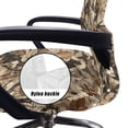 thumbnail image 5 of POLERO Elastic Cloth All-in-One High Back Computer Chair Cover for Small Business Office Home Office Chair Protector Slipcover, Camouflage Bear Leaf Pattern, 5 of 7