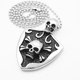 thumbnail image 5 of El Rock Cabeza Del Cráneo Del Escudo Colgante de Acero Inoxidable Colr de Joyería de Punk para Los Hombres Zulema Collar colgante, 5 of 5