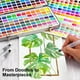thumbnail image 5 of Set de pintura de acuarela MCOOH 168 colores con pinceles y libro, 5 of 8