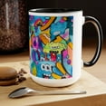 thumbnail image 4 of Two-Tone Coffee Mugs, 15oz, 4 of 5