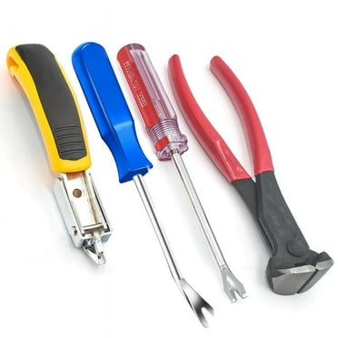 4-piece x nail removal tool set-As Shown