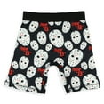 thumbnail image 4 of Friday The 13th Men's Boxer Briefs Jason Voorhees Mask Horror Movie All Over Design Tight Fit Underwear, 4 of 5