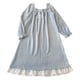 thumbnail image 1 of Camisón grueso de franela lisa para mujer: ropa de estar por casa que se pone por la cabeza, pijama suave y cálido para otoño/invierno, 1 of 4