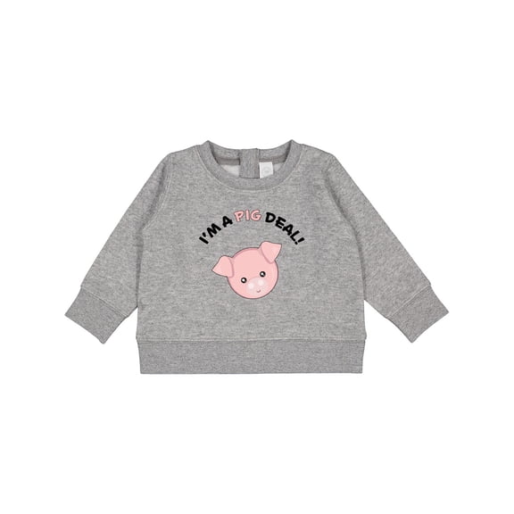 Inktastic I'm a Pig Deal Cute Pig Pun Baby Sweatshirt