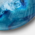 thumbnail image 3 of Designart 'Geode Slice Macro' Metal Wall Clock, 3 of 3