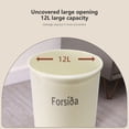 thumbnail image 4 of Home Use Press-Top Flip-Lid Trash Can - Space-Saving Storage Bin For Kitchen Dining Room Bathroom And Narrow Spaces - Convenient Clamp-Style Garbage Bin, 4 of 5