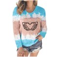 thumbnail image 1 of Blusa casual de manga larga con cuello redondo para mujer Tops estampados de Halloween Fridja  fjkfkj729, 1 of 4