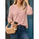 thumbnail image 2 of Blusa elegante casual con cuello en V, punto gofrado, blanca, dokotoo para mujer, 2 of 7