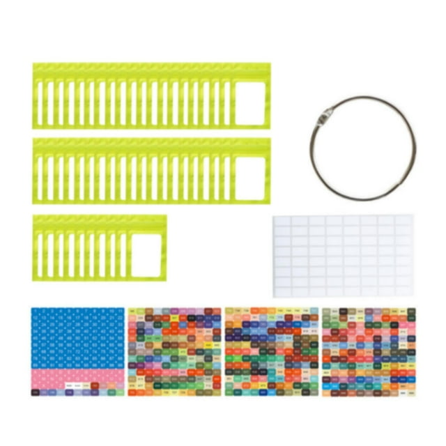 HILABEE 50 Pieces Rhinestones Storage Bag Small Beads Organizer Multipurpose Packaging Pouch Clear Window Container Self Sealing Bags Green