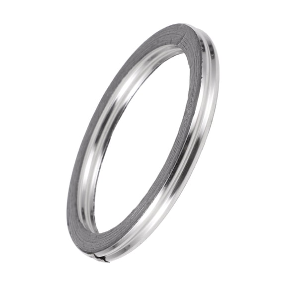 ID 44mm Exhaust Manifold Gasket Prevent Leak Noise Exhaust Donut Gasket Muffler Ring Exhaust Flange Gasket for Car SUV Truck Graphite Stainless Steel