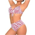 thumbnail image 2 of Tankini para mujer, estampado, talla grande, camisola ajustada, informal, de moda, conjuntos de bikini, traje de baño de dos piezas para mujer, trajes de baño tankini para mujer, traje de baño de 2 pi, 2 of 4