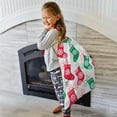 thumbnail image 4 of Christmas Bags Drawstring,Christmas Stocking Pattern Large Xmas Christmas Gift Bags,Reusable for Xmas and New Year Party Favors and Supplies,27.6" X 19.7", 4 of 6