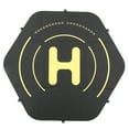 thumbnail image 1 of Helicopter Landing Pads, Hex Portable Drone Landing Pads with Ground Nail for Protection, 1 of 7